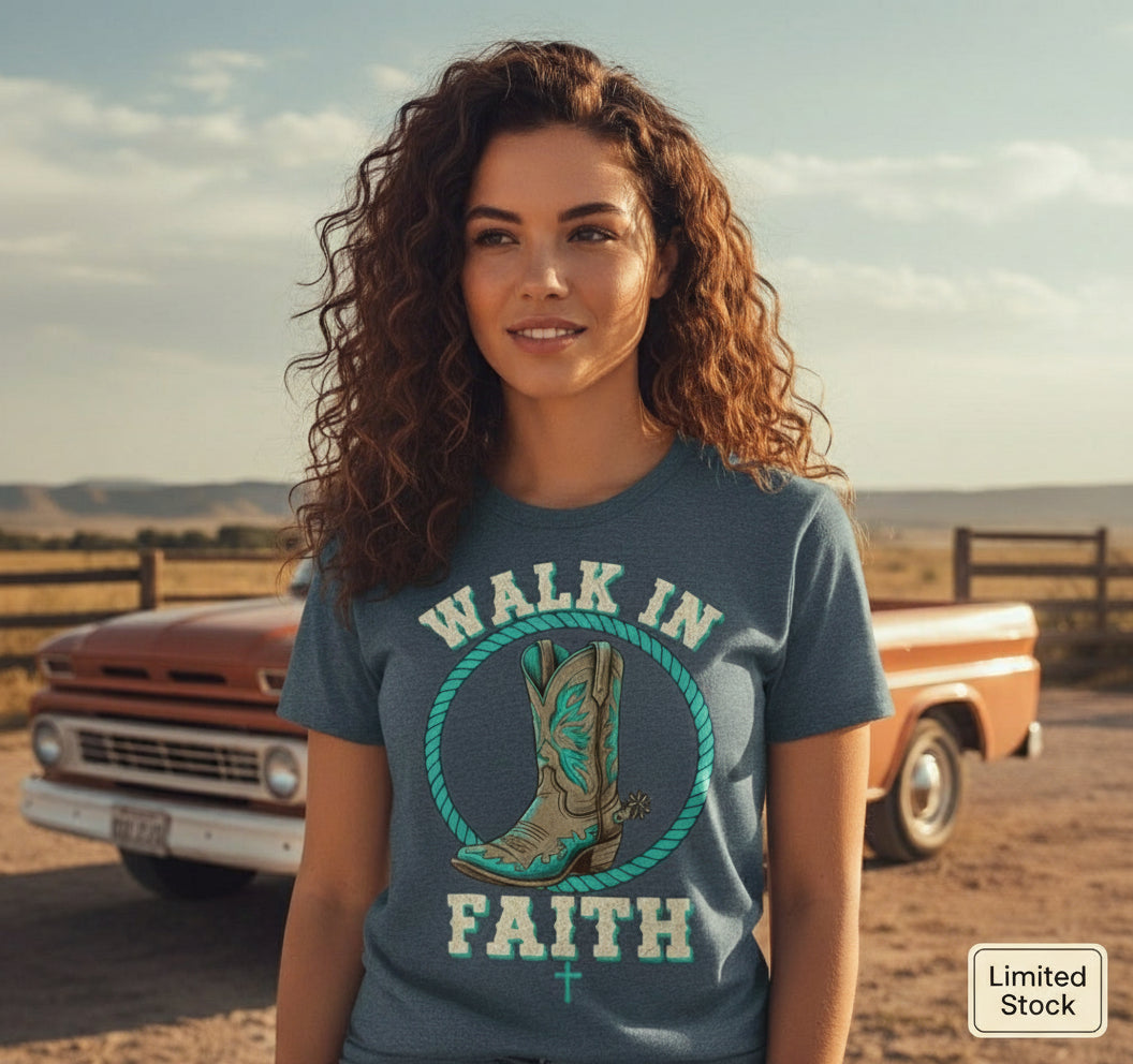 Walk in Faith Faith T-Shirt Salvation Clothing and Accessories Apparel