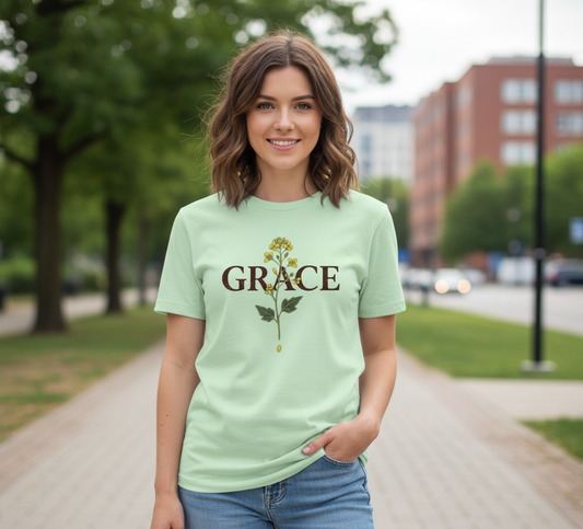 Grace Mustard Seed Faith T-Shirt Salvation Clothing and Accessories