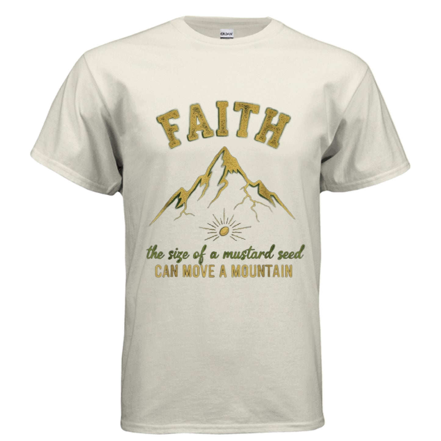 Faith Mustard Seed Faith T-Shirt NATURAL Salvation Clothing and Accessories