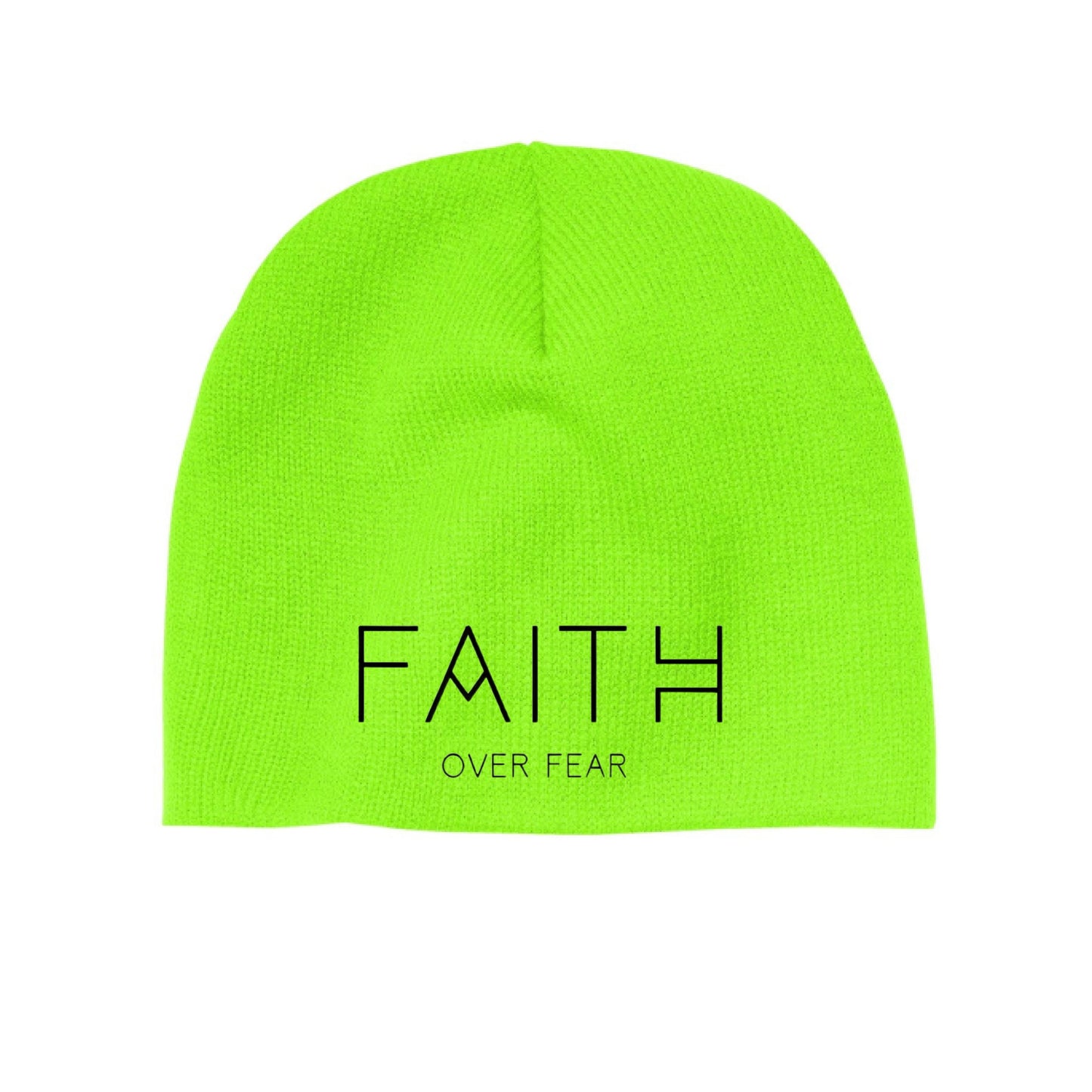 Faith Faith Beanie Neon Green ONE SIZE Salvation Clothing and Accessories