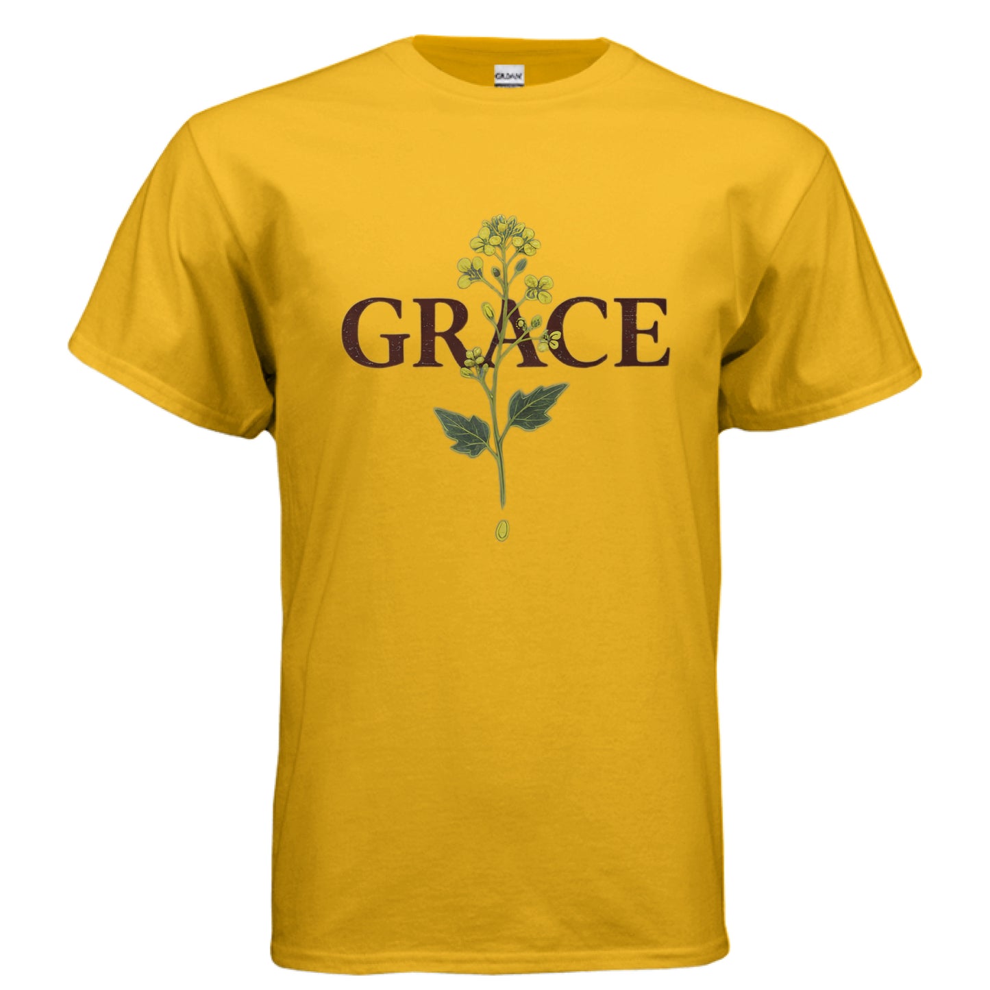 Grace Mustard Seed Faith T-Shirt GOLD Salvation Clothing and Accessories