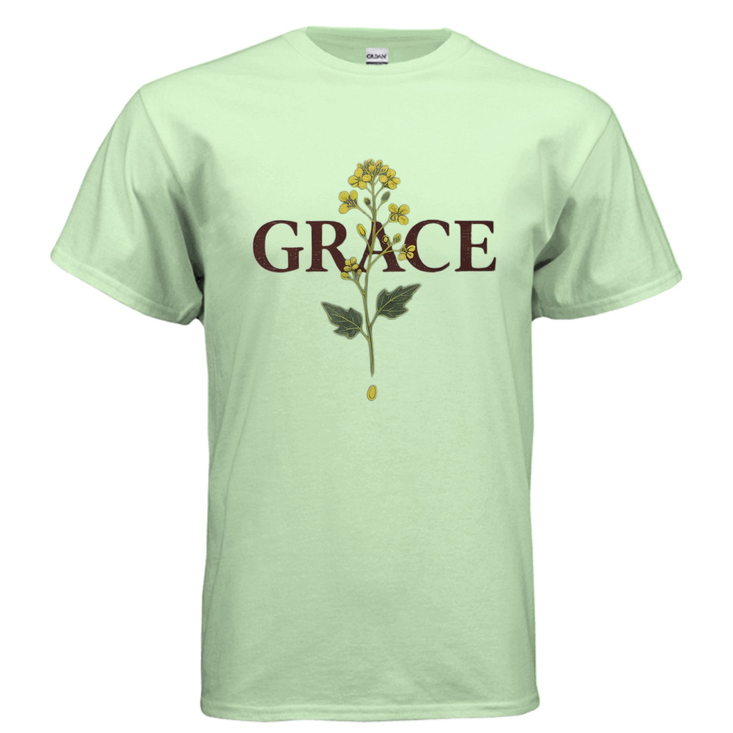 Grace Mustard Seed Faith T-Shirt MINT GREEN Salvation Clothing and Accessories