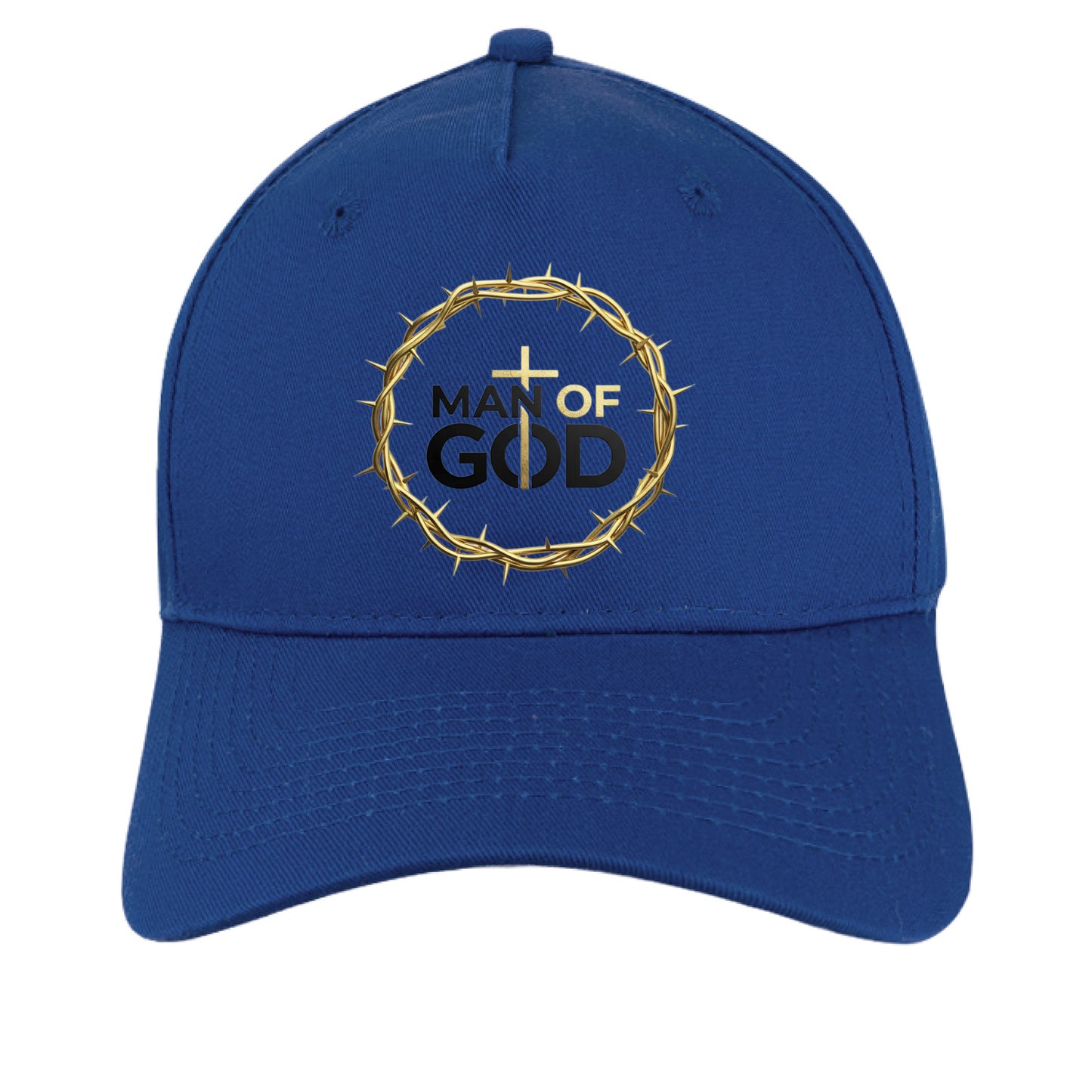 Man of God Faith Hat Royal ONE SIZE Salvation Clothing and Accessories