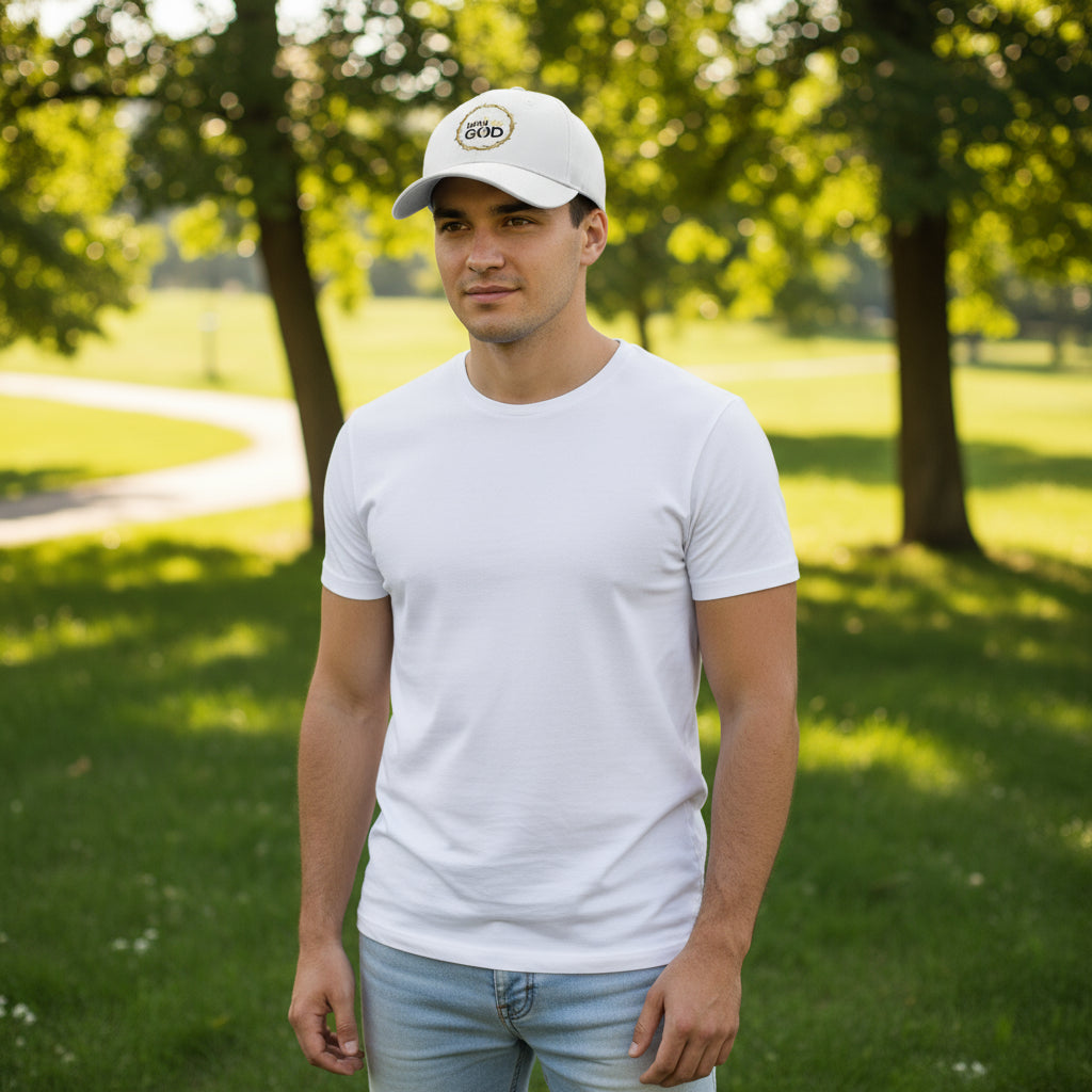 Man of God Faith Hat White ONE SIZE Salvation Clothing and Accessories