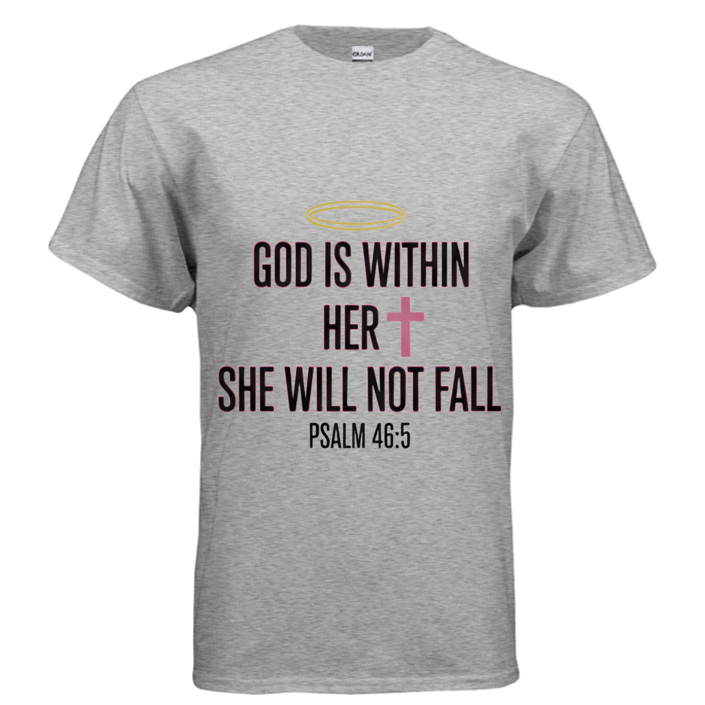 God is Within Faith T-Shirt SPORT GREY Salvation Clothing and Accessories