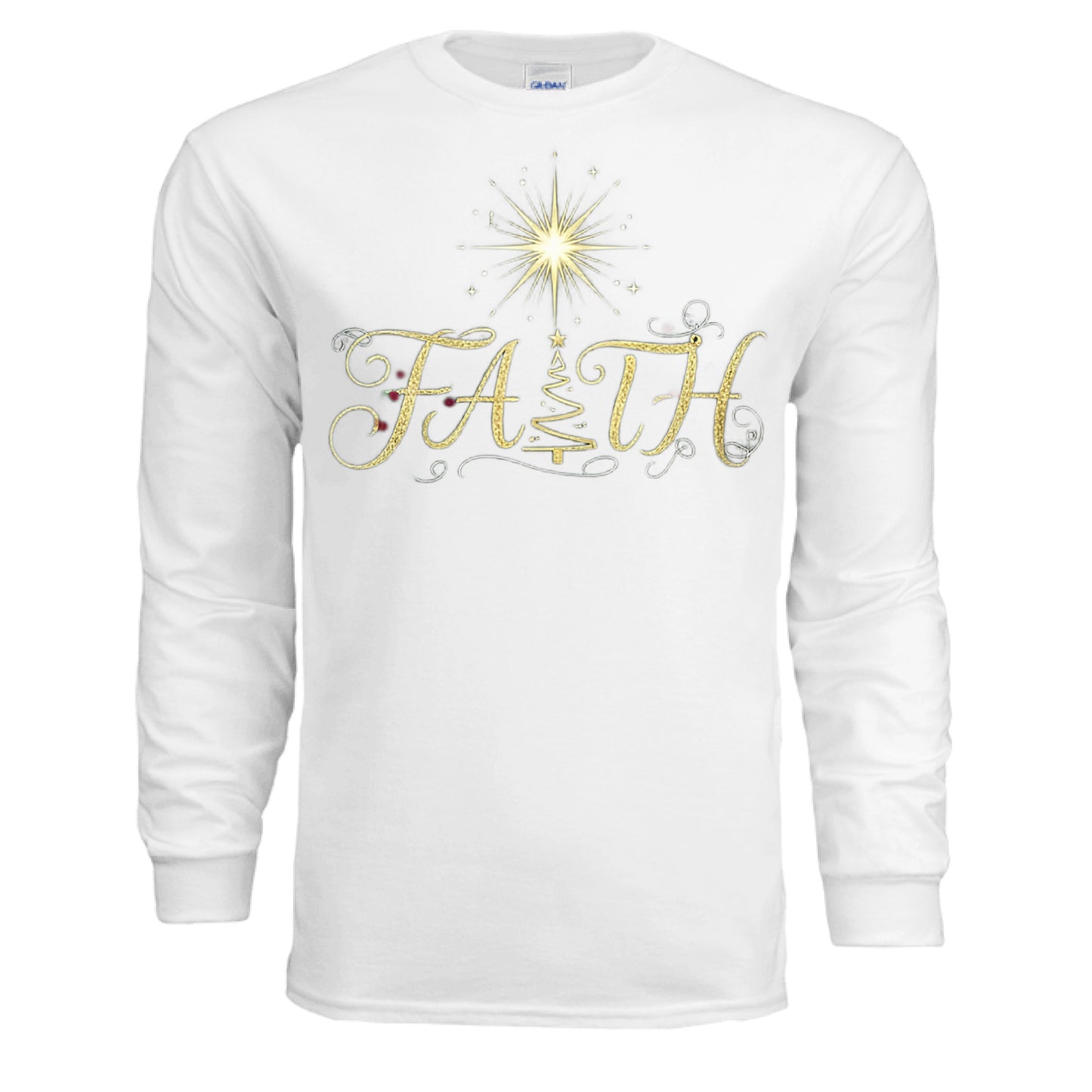 Faith- Christmas Faith Long Sleeve White Salvation Clothing and Accessories