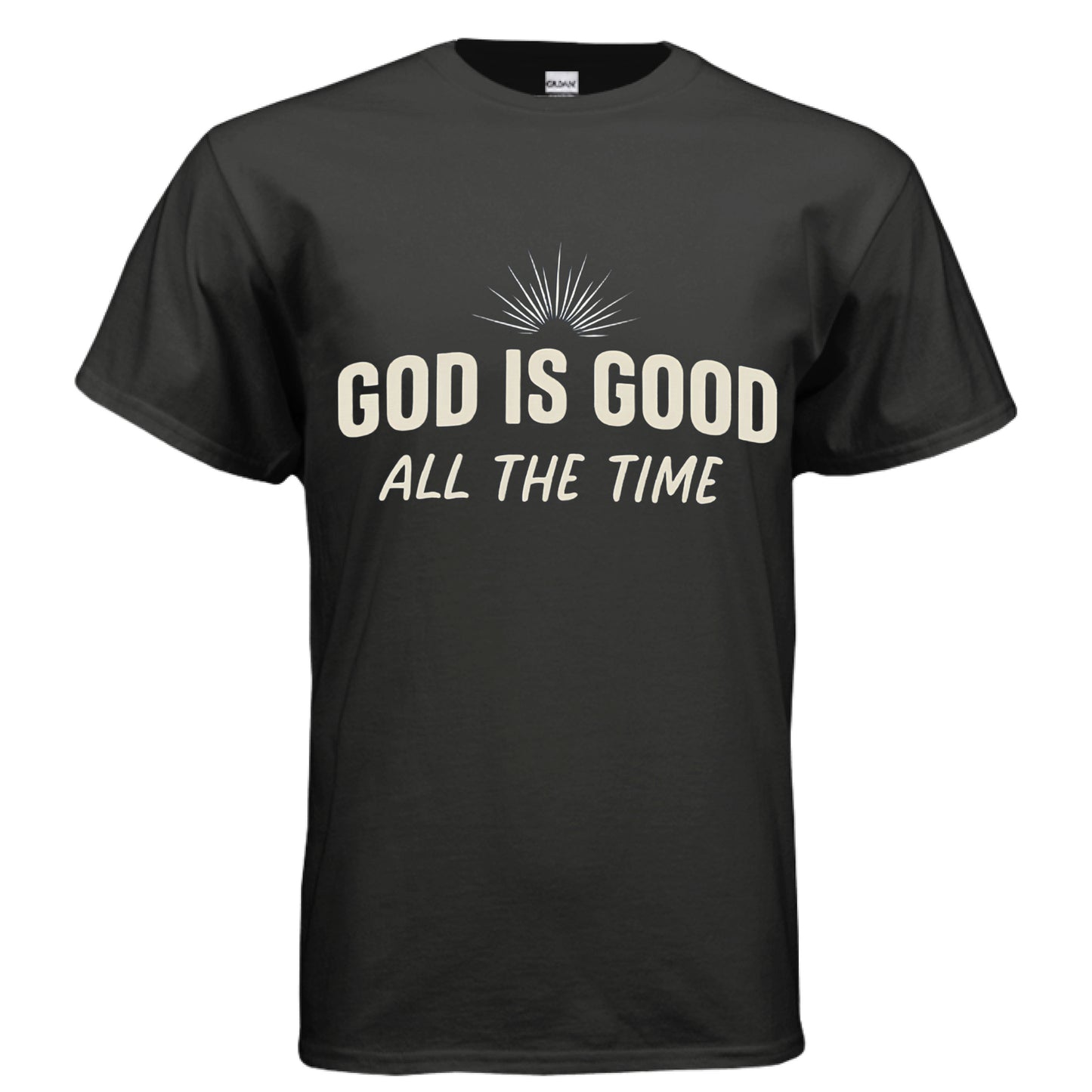 God is Good All the time Christian T-Shirt BLACK Salvation Clothing and Accessories