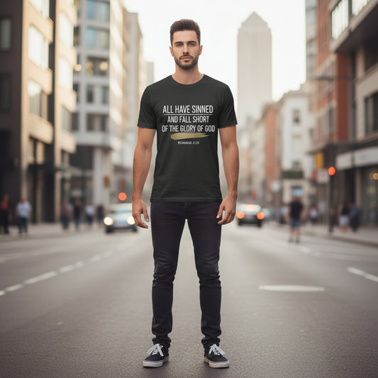 All Have Sinned Christian T-Shirt BLACK Salvation Clothing and Accessories