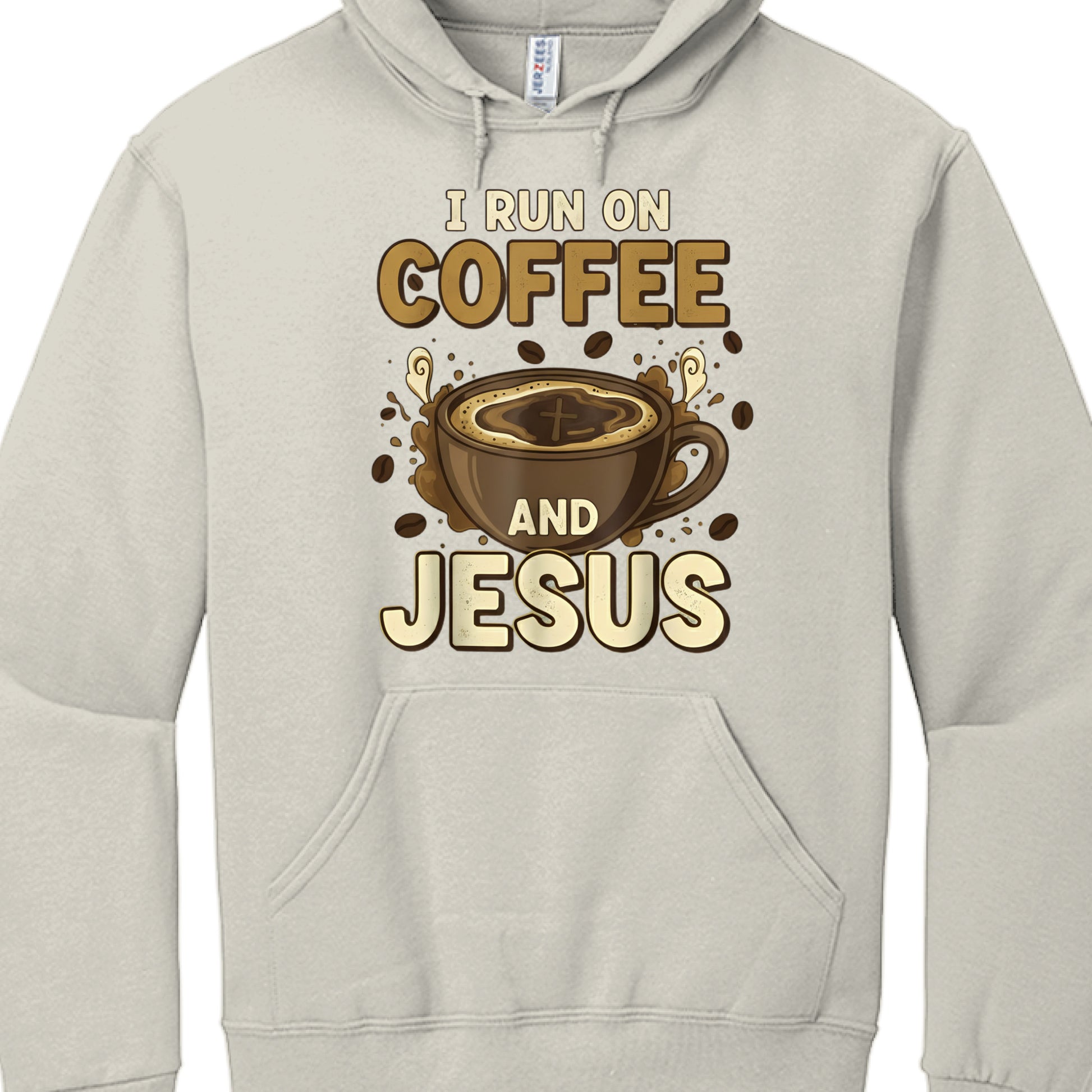 Coffee and Jesus Faith Hoodie Salvation Clothing and Accessories Apparel