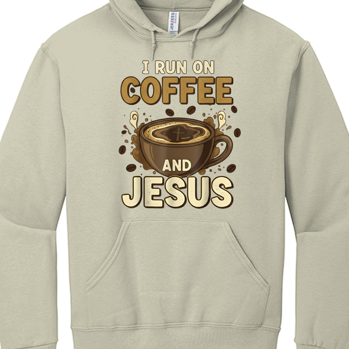 Coffee and Jesus Faith Hoodie Salvation Clothing and Accessories Apparel