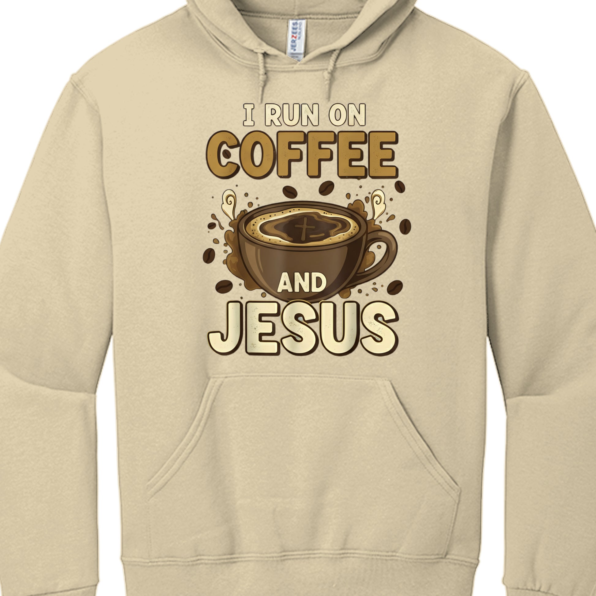 Coffee and Jesus Faith Hoodie Salvation Clothing and Accessories Apparel