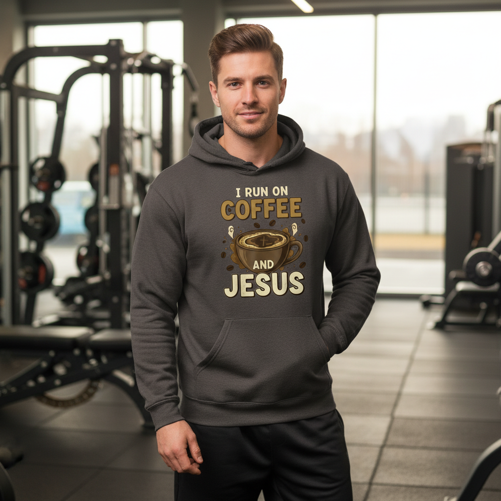 Coffee and Jesus Faith Hoodie Salvation Clothing and Accessories Apparel