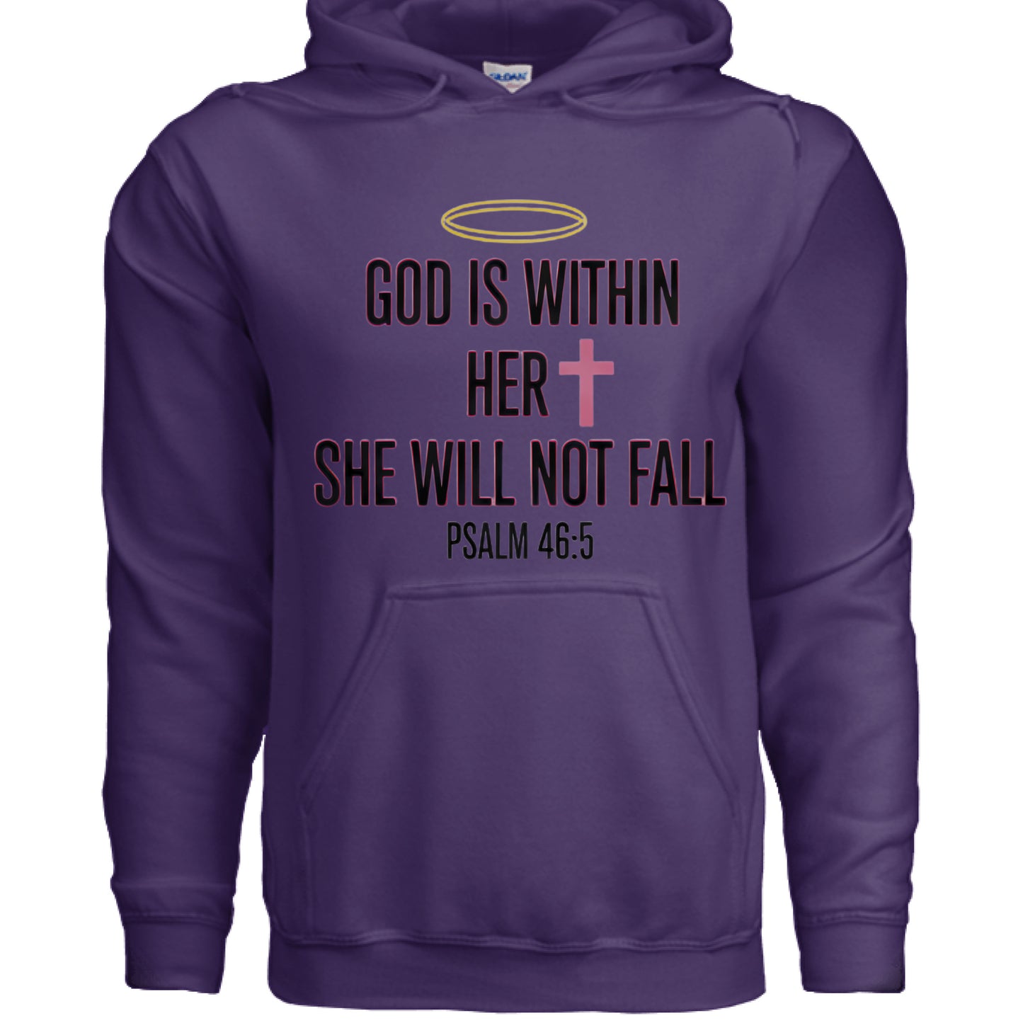God is Within Faith Hoodie PURPLE Salvation Clothing and Accessories