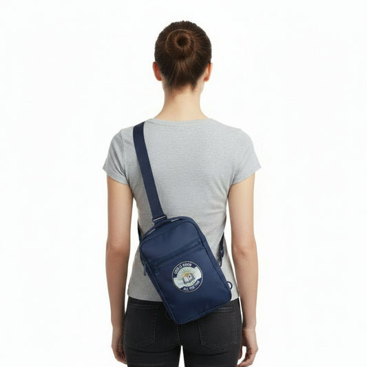 Sling Pack God is good River Blue Nvy ONE SIZE Salvation Clothing and Accessories