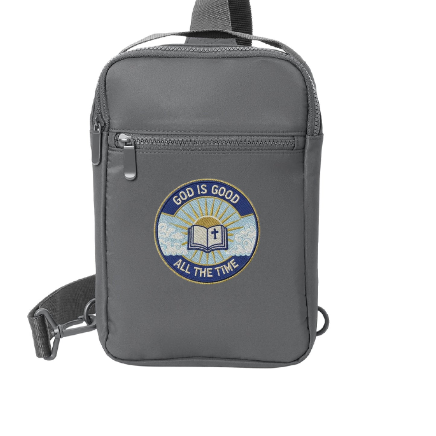 Sling Pack God is good Storm Grey ONE SIZE Salvation Clothing and Accessories