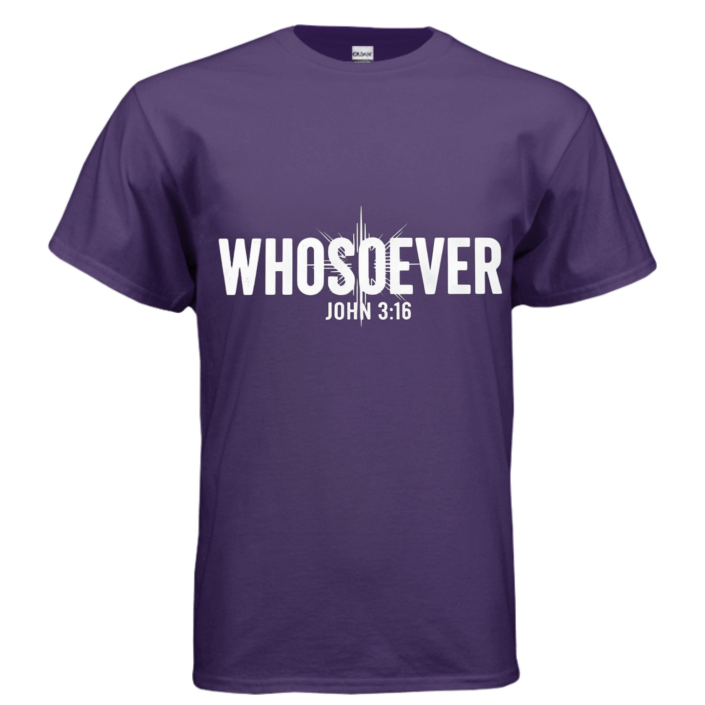 Whosoever Faith T-Shirt PURPLE Salvation Clothing and Accessories