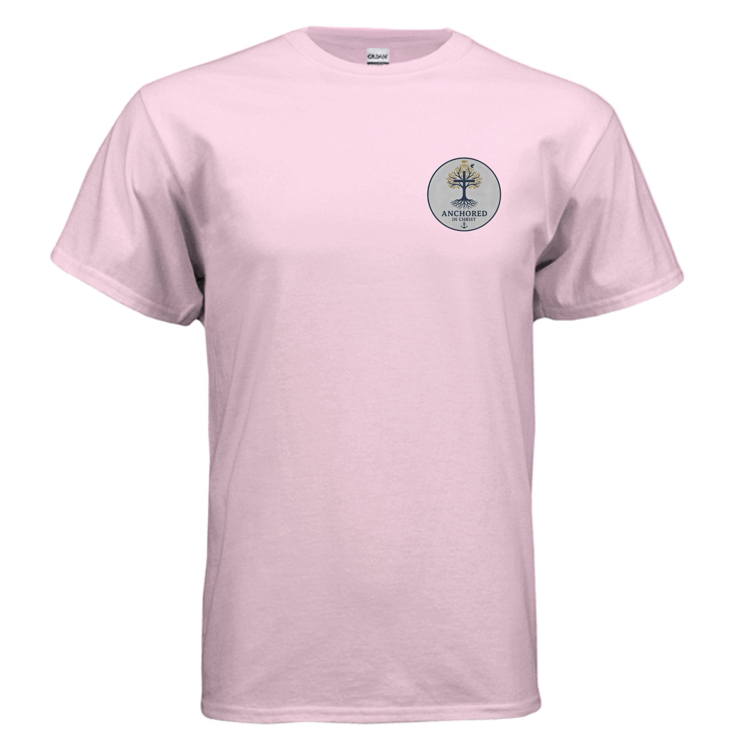 Anchored Faith TShirt LIGHT PINK Salvation Clothing and Accessories