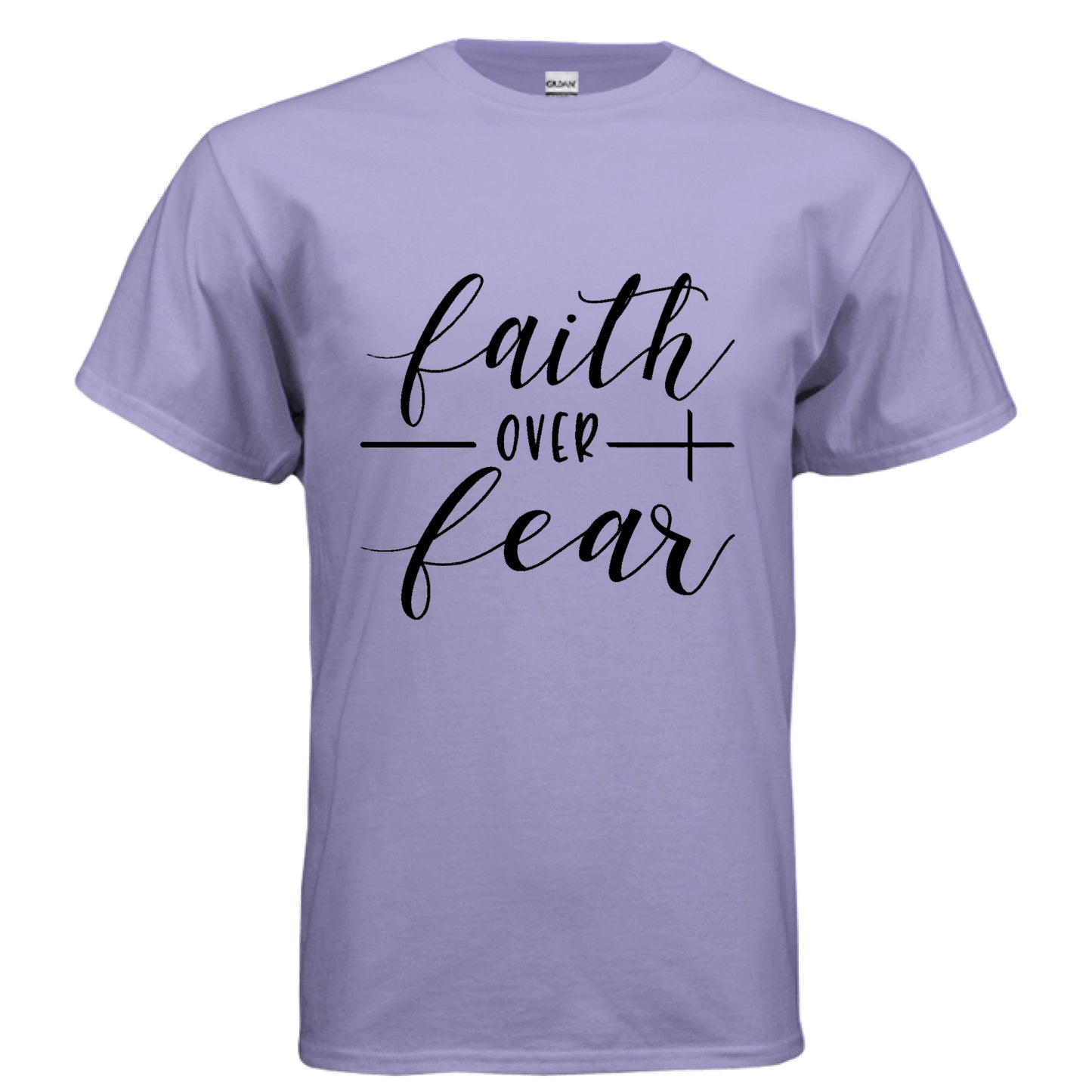 Faith over Fear Faith T-shirt VIOLET Salvation Clothing and Accessories