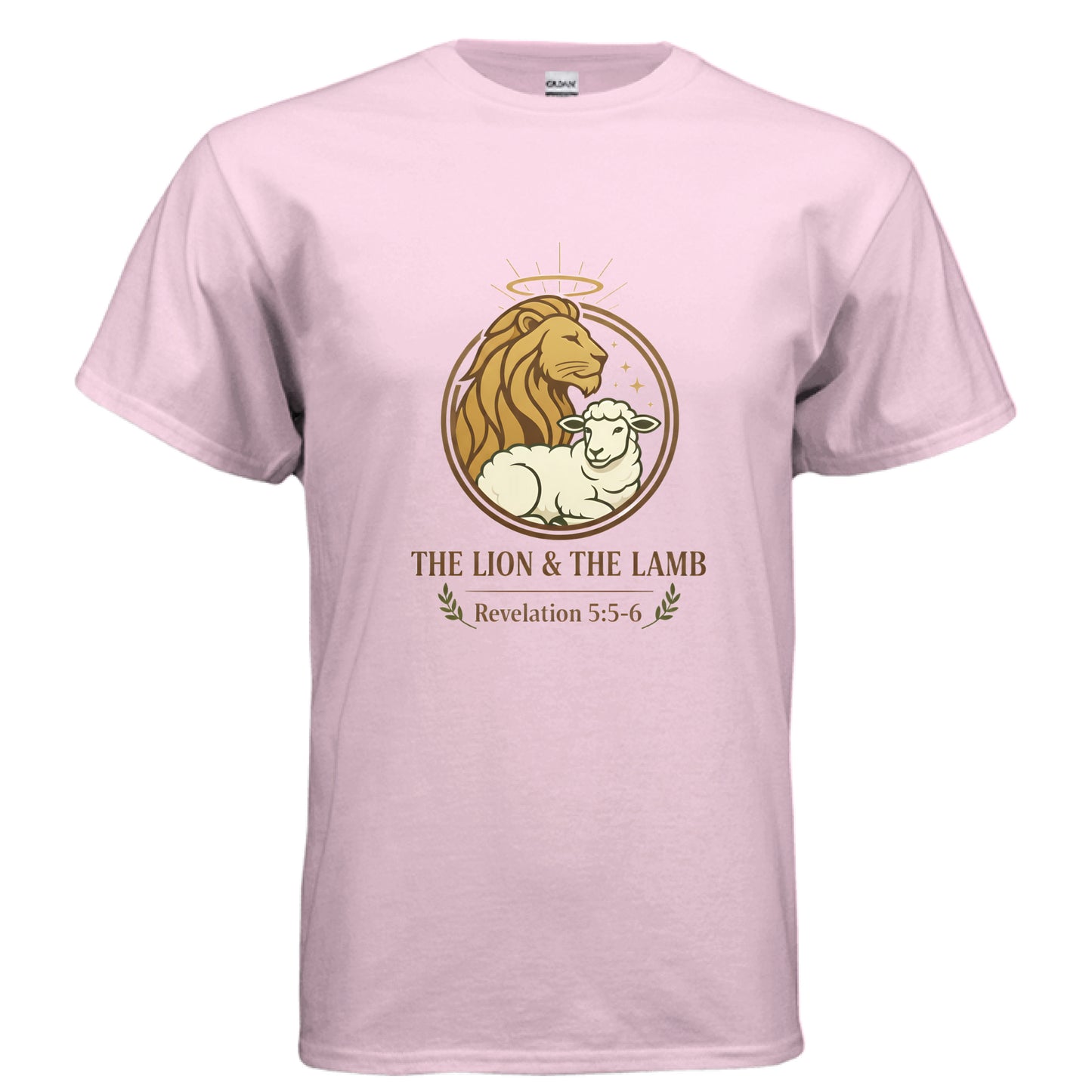 Lion and Lamb Faith T-Shirt LIGHT PINK Salvation Clothing and Accessories