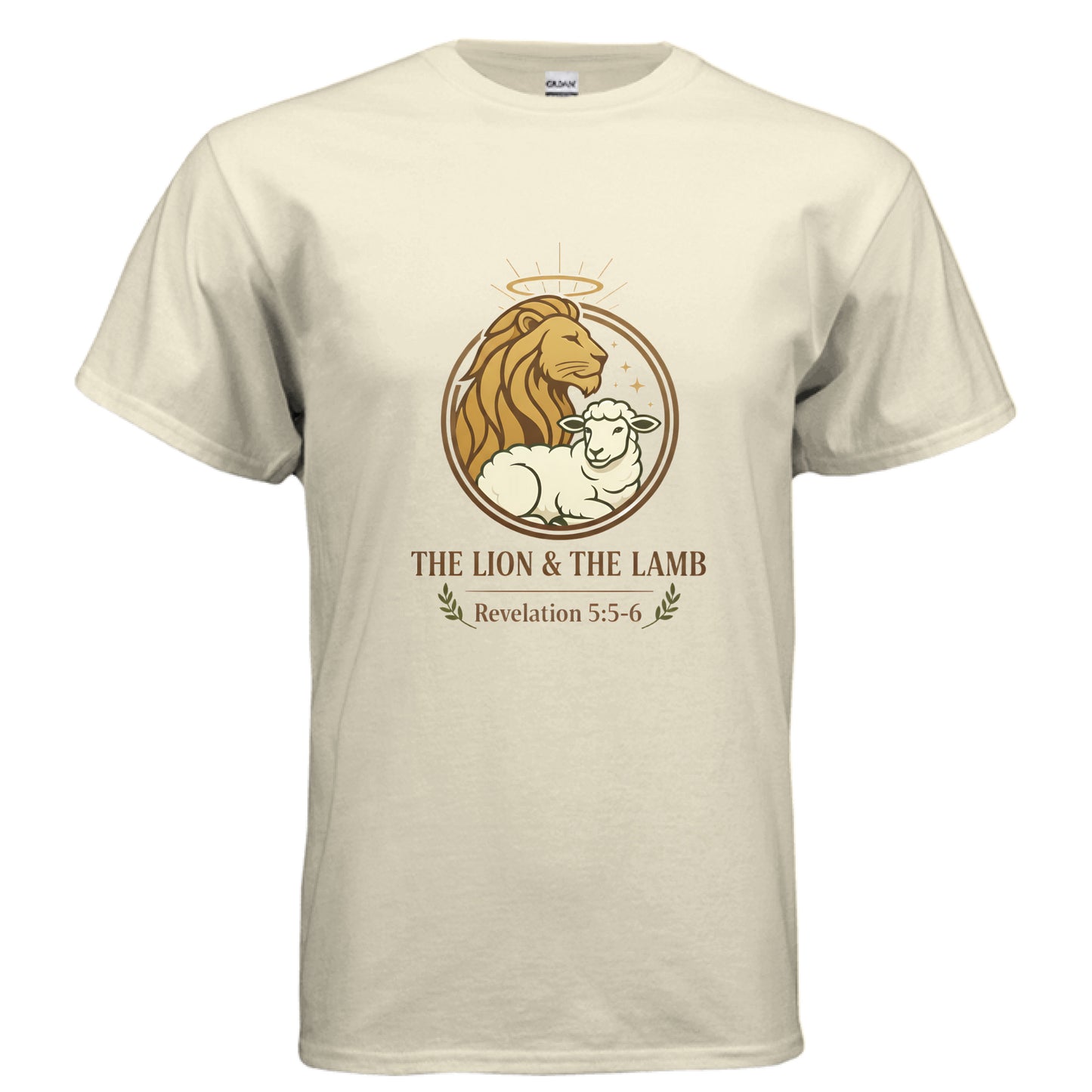 Lion and Lamb Faith T-Shirt Off White Salvation Clothing and Accessories