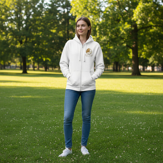 Lion and Lamb Faith Zip-up WHITE Salvation Clothing and Accessories