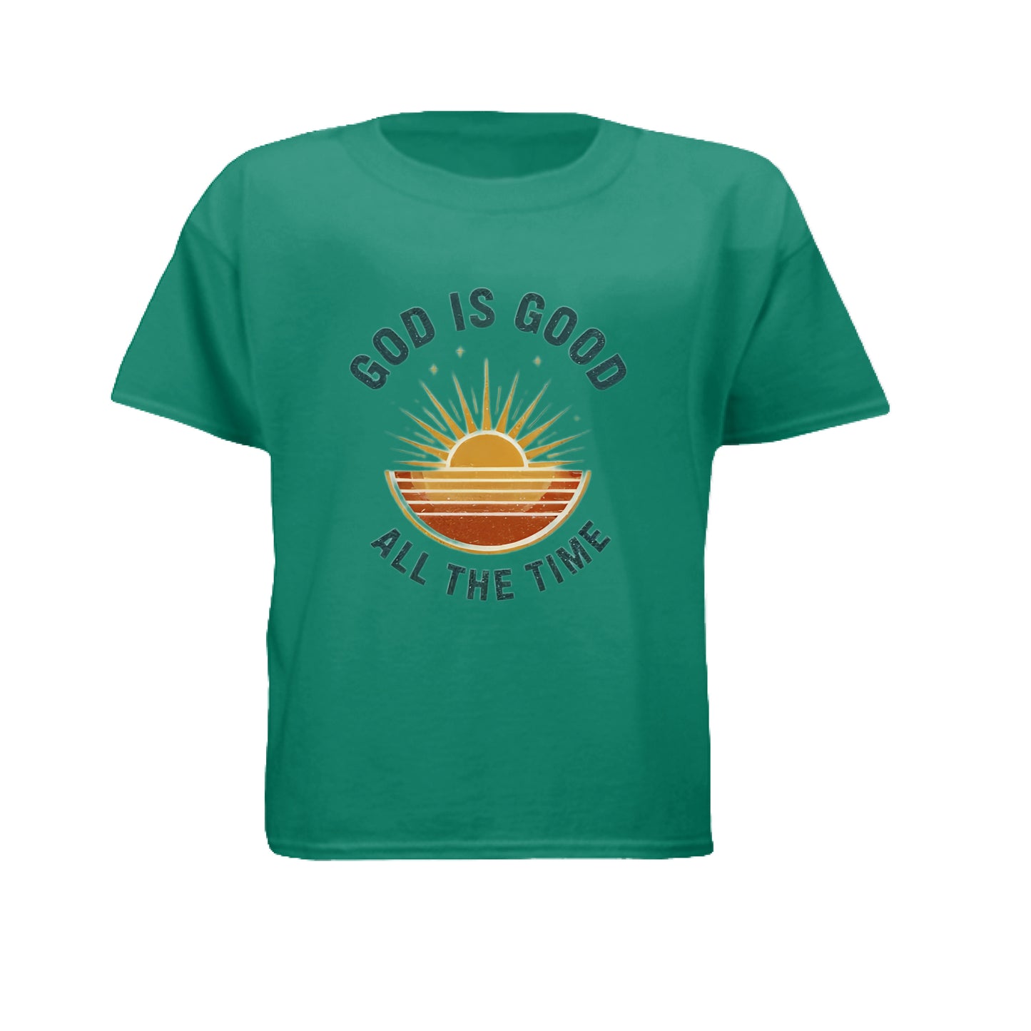God is Good Faith Kid's T-Shirt Jade Dome Salvation Clothing and Accessories
