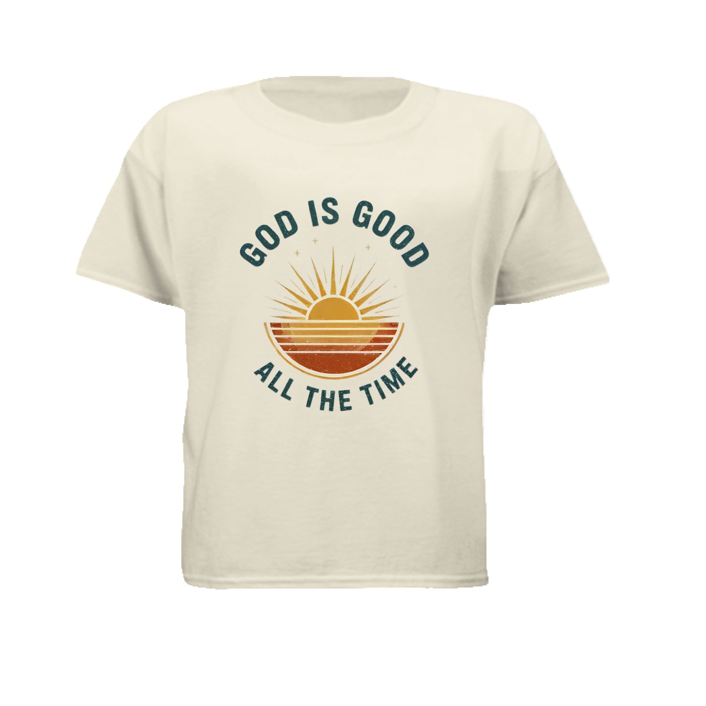 God is Good Faith Kid's T-Shirt Natural Salvation Clothing and Accessories