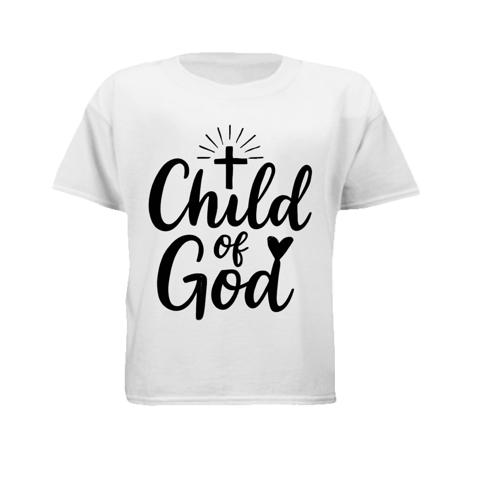 Child of God Faith Kid's T-Shirt White Salvation Clothing and Accessories