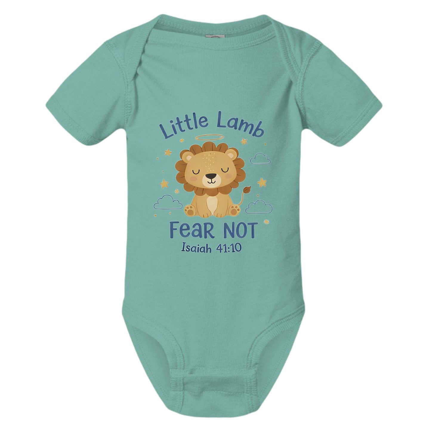 Little Lamb Faith Onesie CARIBBEAN Salvation Clothing and Accessories