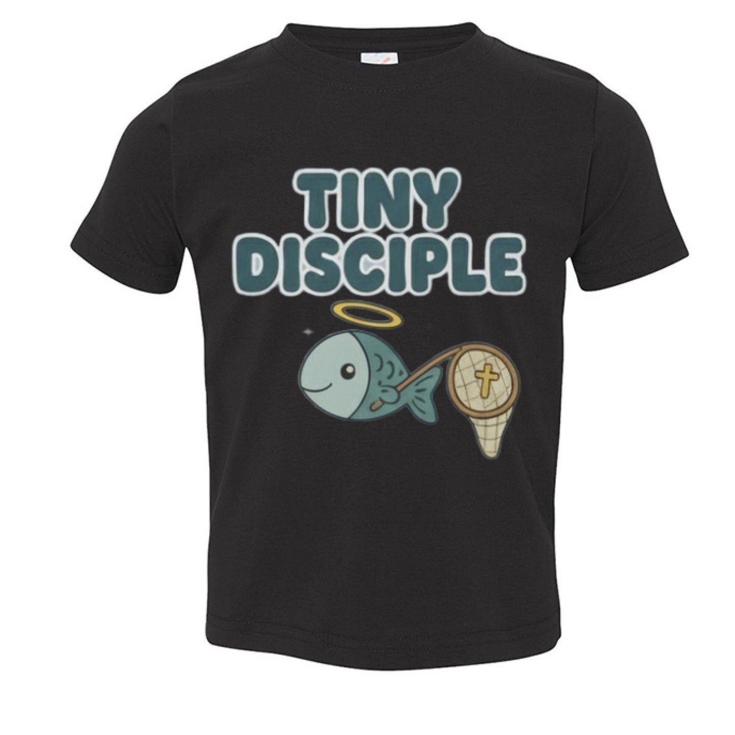 Tiny Disciple Faith Toddler T-Shirt BLACK Salvation Clothing and Accessories