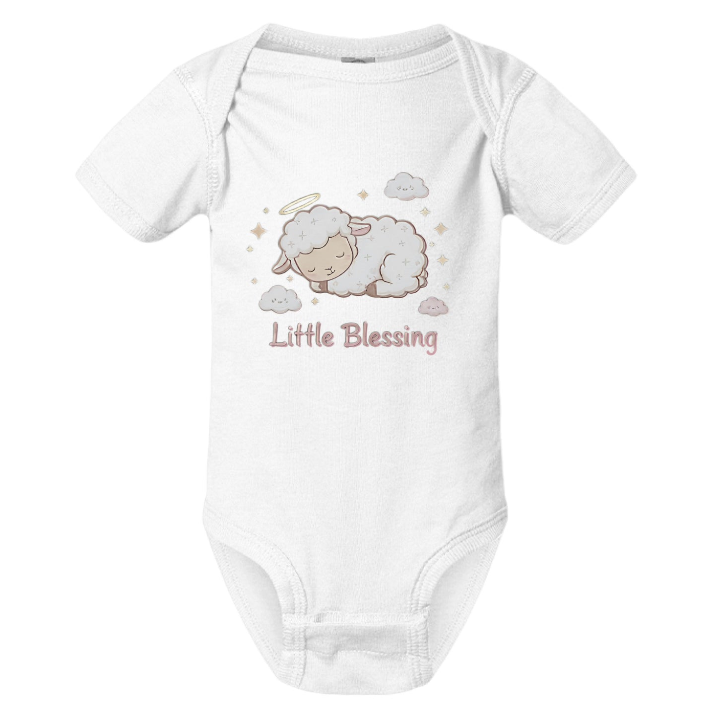 Little Blessing Faith Onesie WHITE Salvation Clothing and Accessories