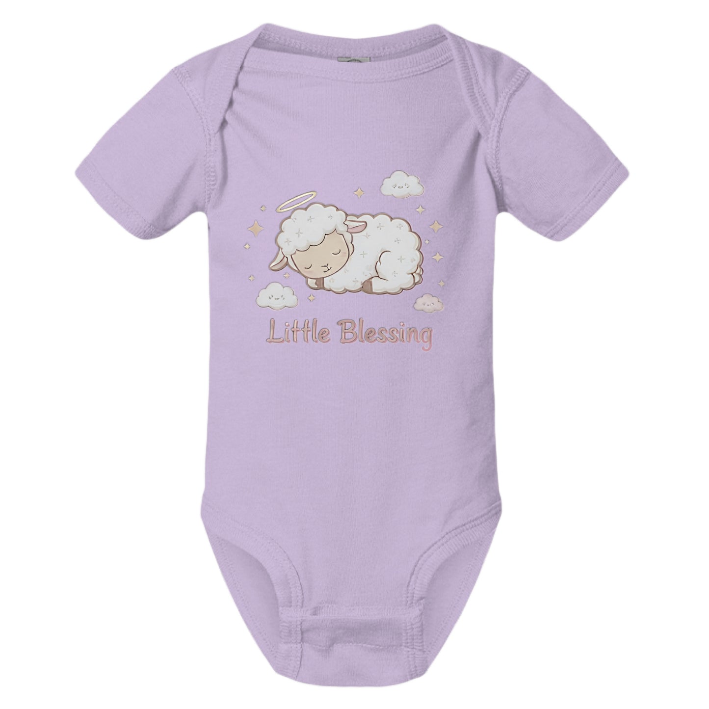 Little Blessing Faith Onesie LAVENDER Salvation Clothing and Accessories