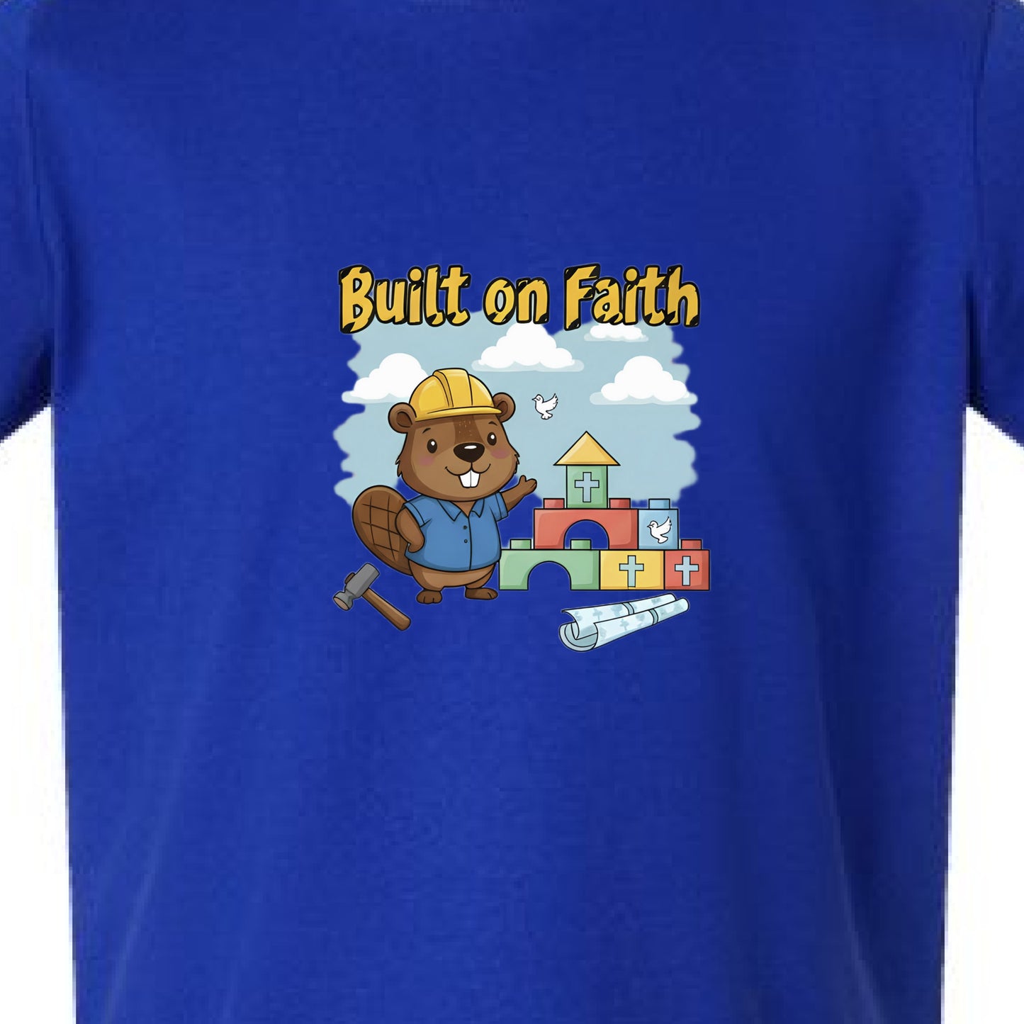 Built on Faith Faith Toddler-T-Shirt ROYAL Salvation Clothing and Accessories