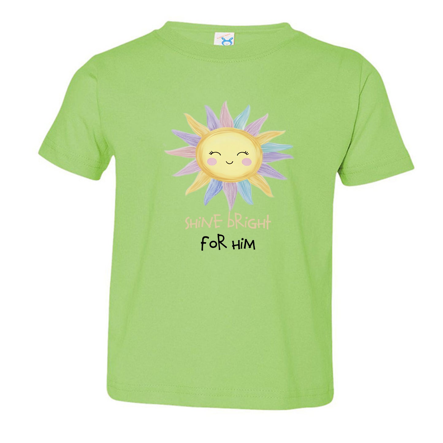 Shine Bright Faith Toddler T-Shirt Salvation Clothing and Accessories