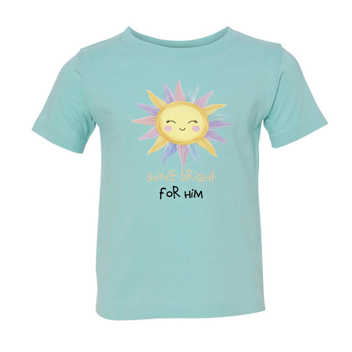 Shine Bright Faith Toddler T-Shirt CHILL Salvation Clothing and Accessories
