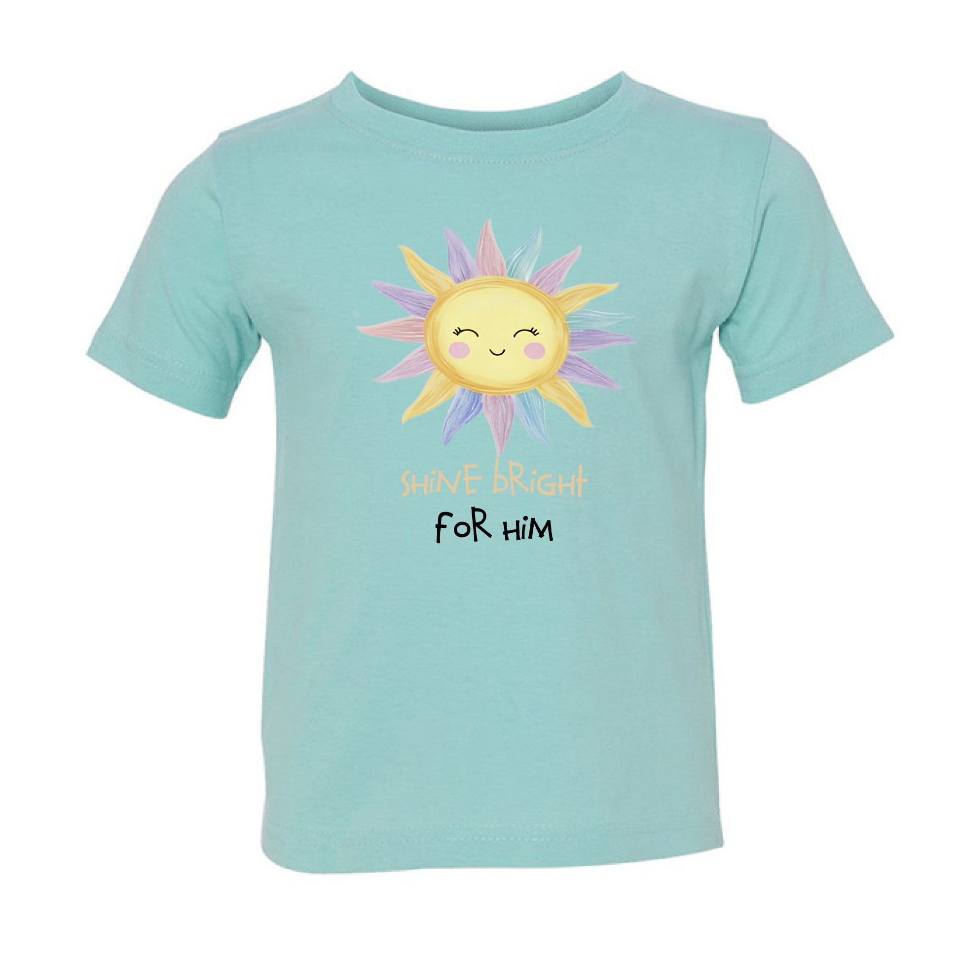 Shine Bright Faith Toddler T-Shirt Salvation Clothing and Accessories