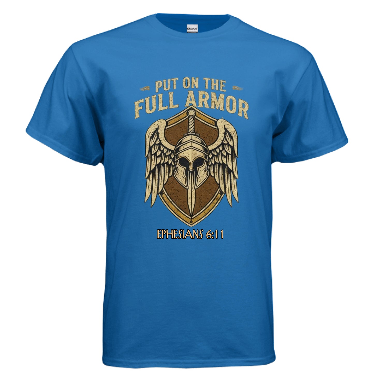 Put on the Full Armor Faith T-Shirt ROYAL Salvation Clothing and Accessories