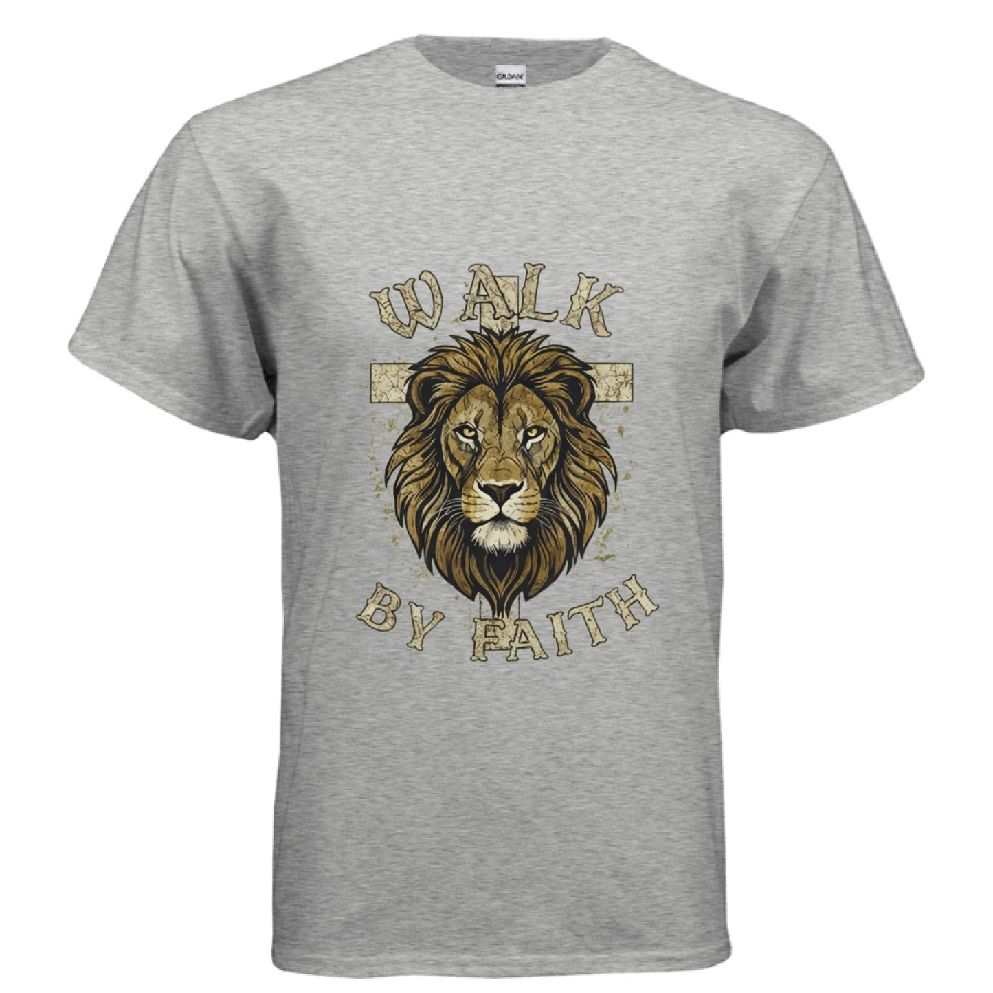 Walk by Faith Faith T-Shirt SPORT GREY Salvation Clothing and Accessories