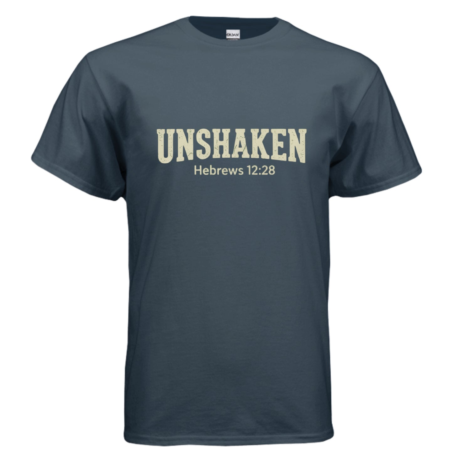 UNSHAKEN Faith T-Shirt Blue Dusk Salvation Clothing and Accessories