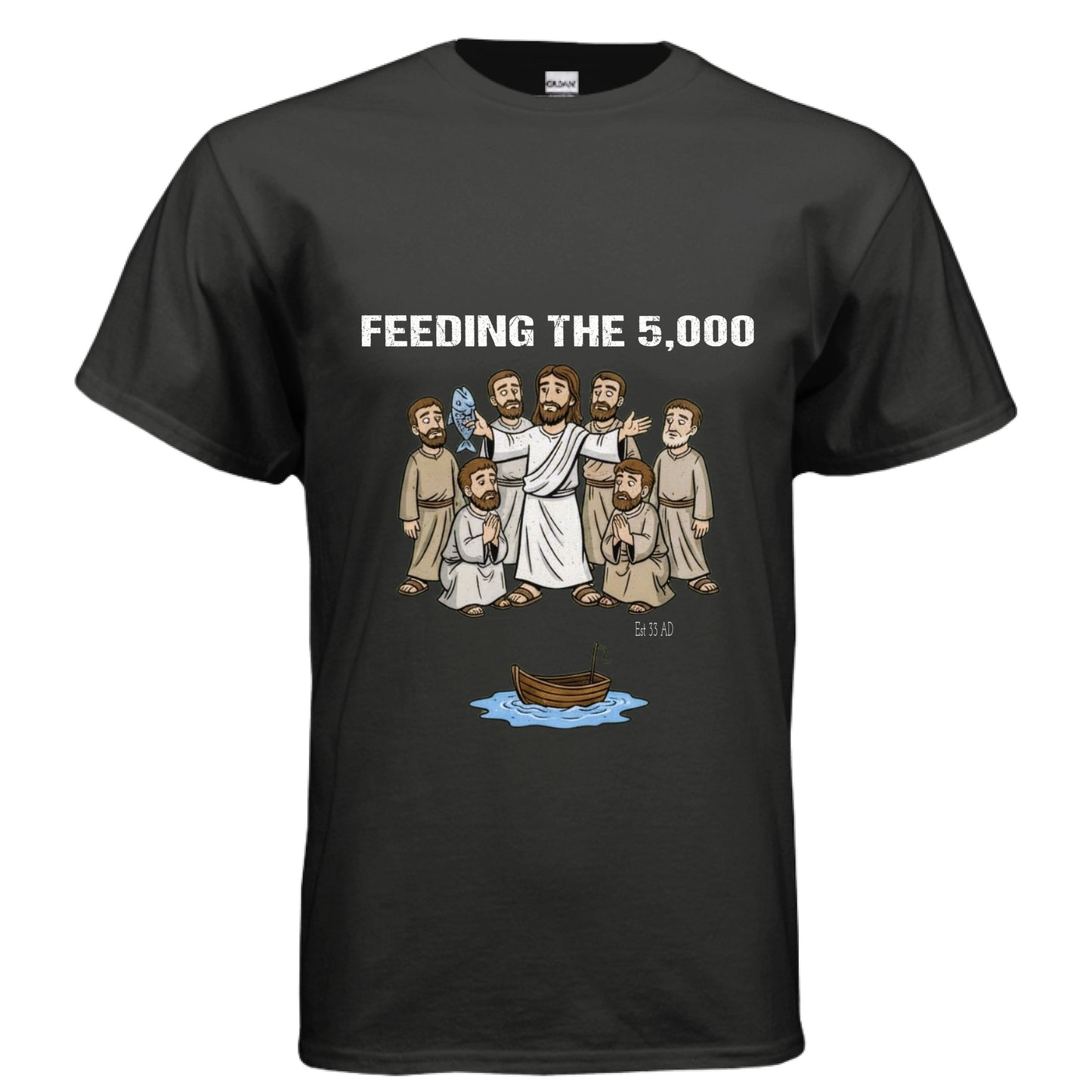 Feeding the 5000 Faith T-Shirt BLACK Salvation Clothing and Accessories