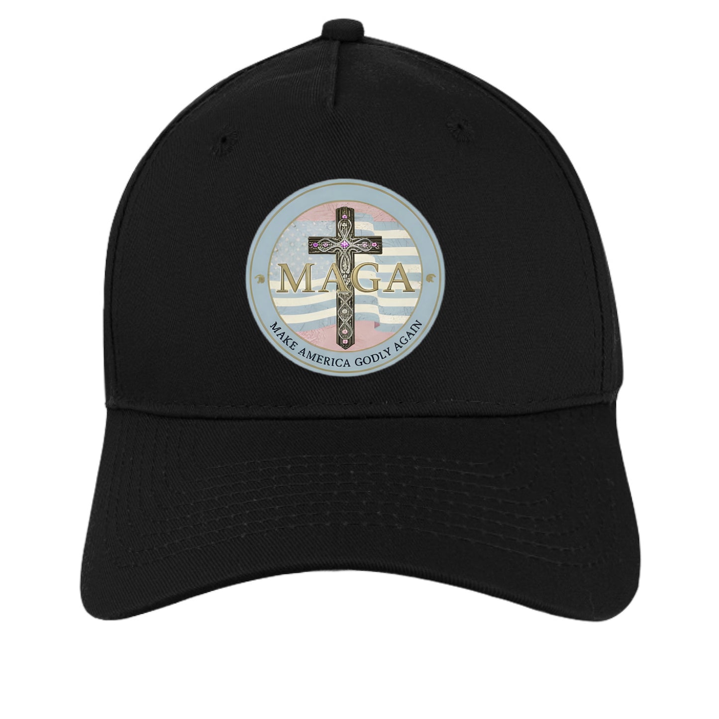 Make American Godly Again Faith Women's Baseball Hat Black ONE SIZE Salvation Clothing and Accessories