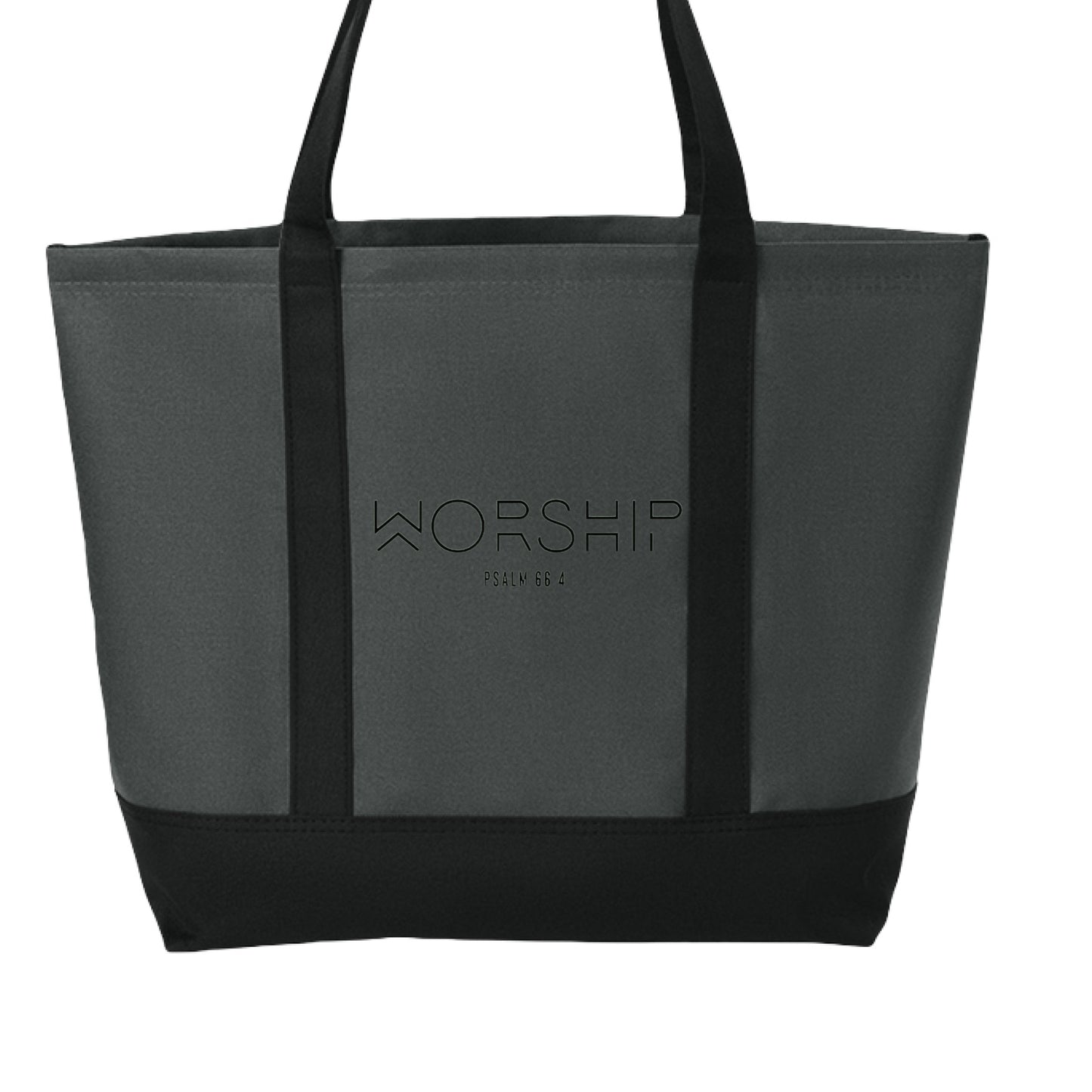 Tote-Worship Dk Char Black ONE SIZE Salvation Clothing and Accessories Accessories