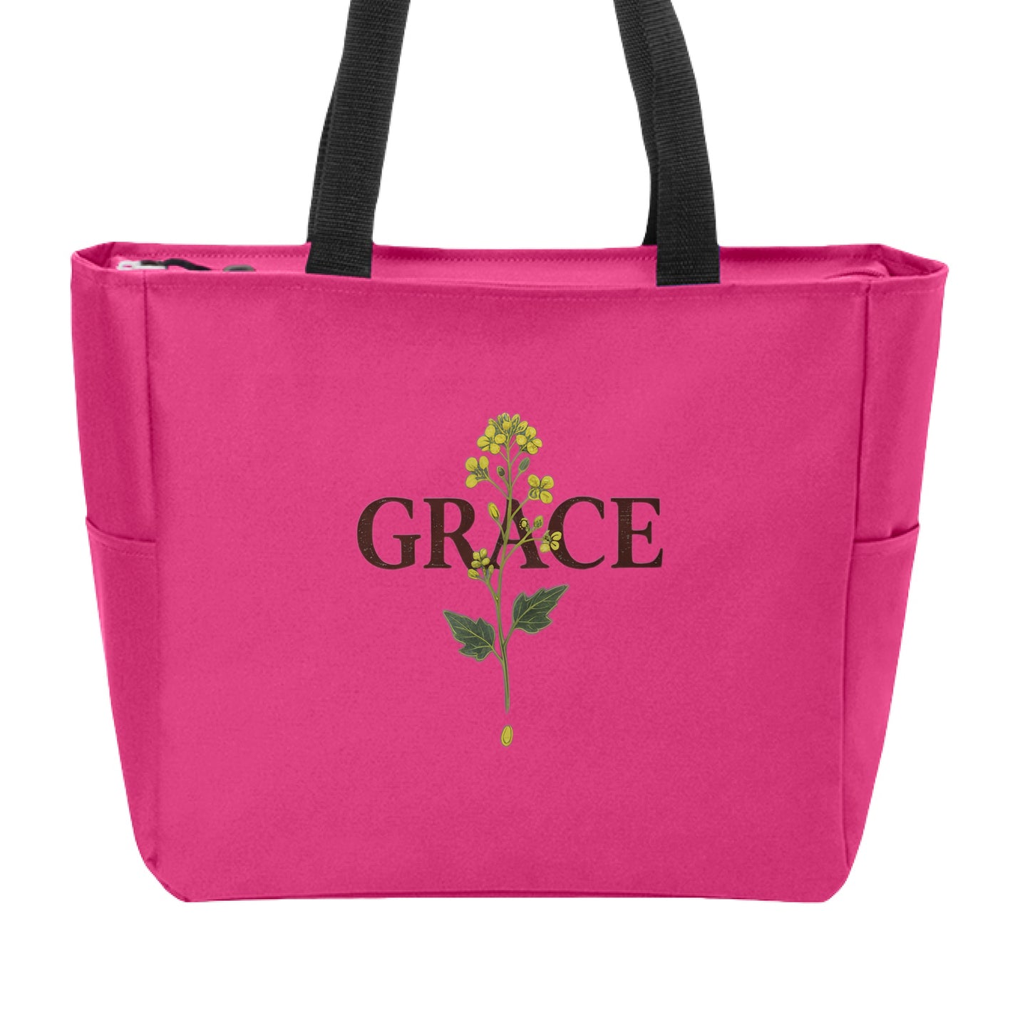 Tote-Grace Mustard Seed Pink Azalea ONE SIZE Salvation Clothing and Accessories Accessories