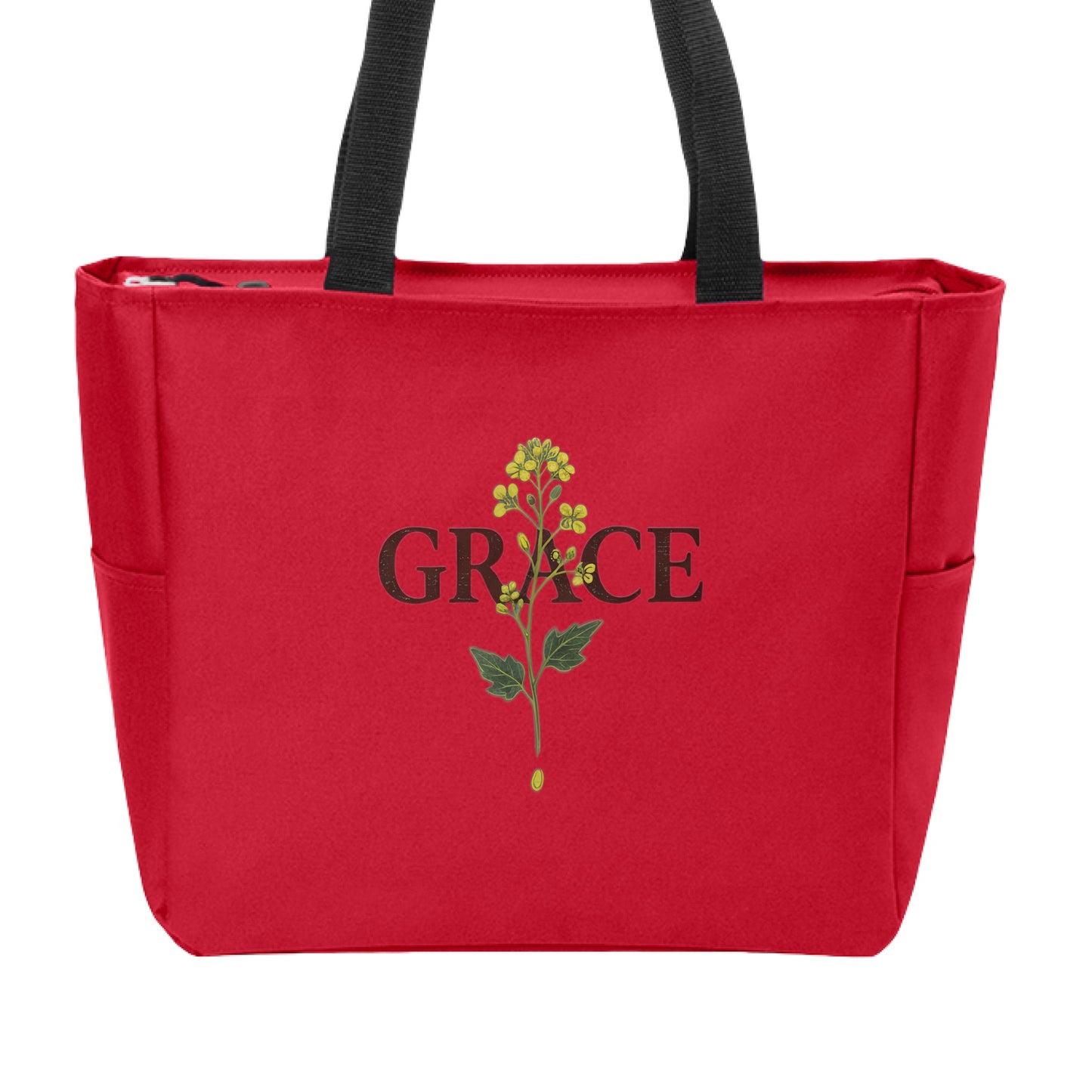 Tote-Grace Mustard Seed Chili Red ONE SIZE Salvation Clothing and Accessories Accessories