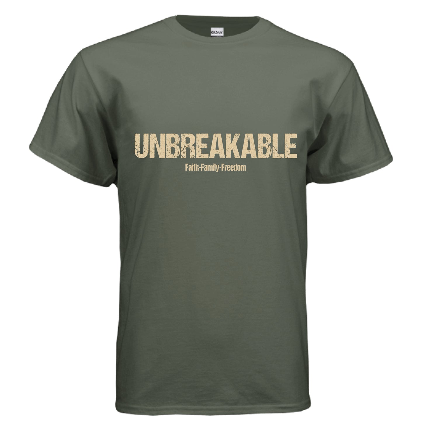 Unbreakable Faith T-Shirt (Flesh color Letter) Salvation Clothing and Accessories Apparel