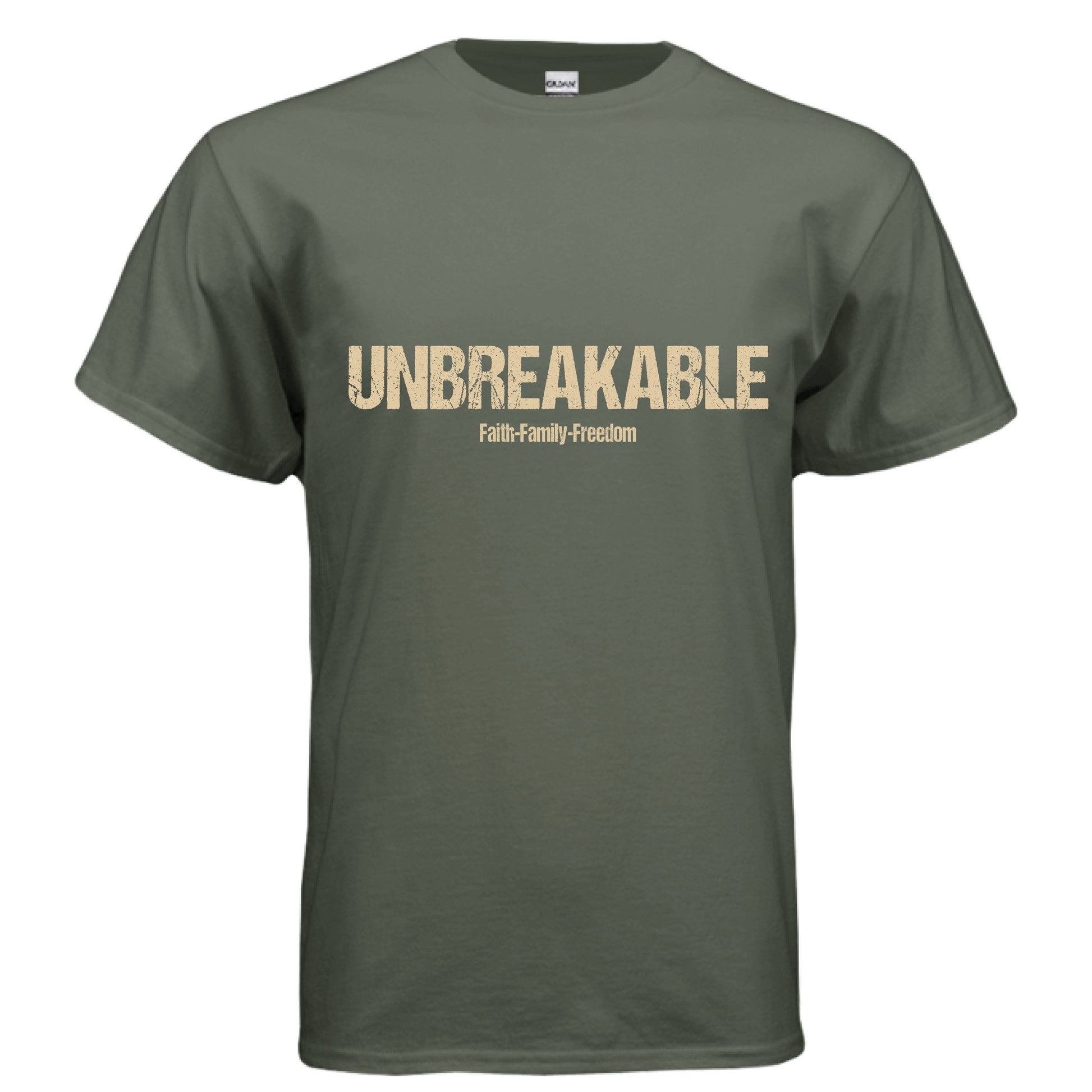 Unbreakable Faith T-Shirt (Flesh color Letter) Salvation Clothing and Accessories Apparel