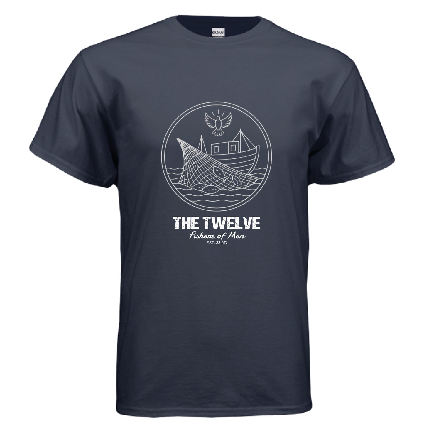 The Twelve Faith T-Shirt NAVY Salvation Clothing and Accessories Apparel