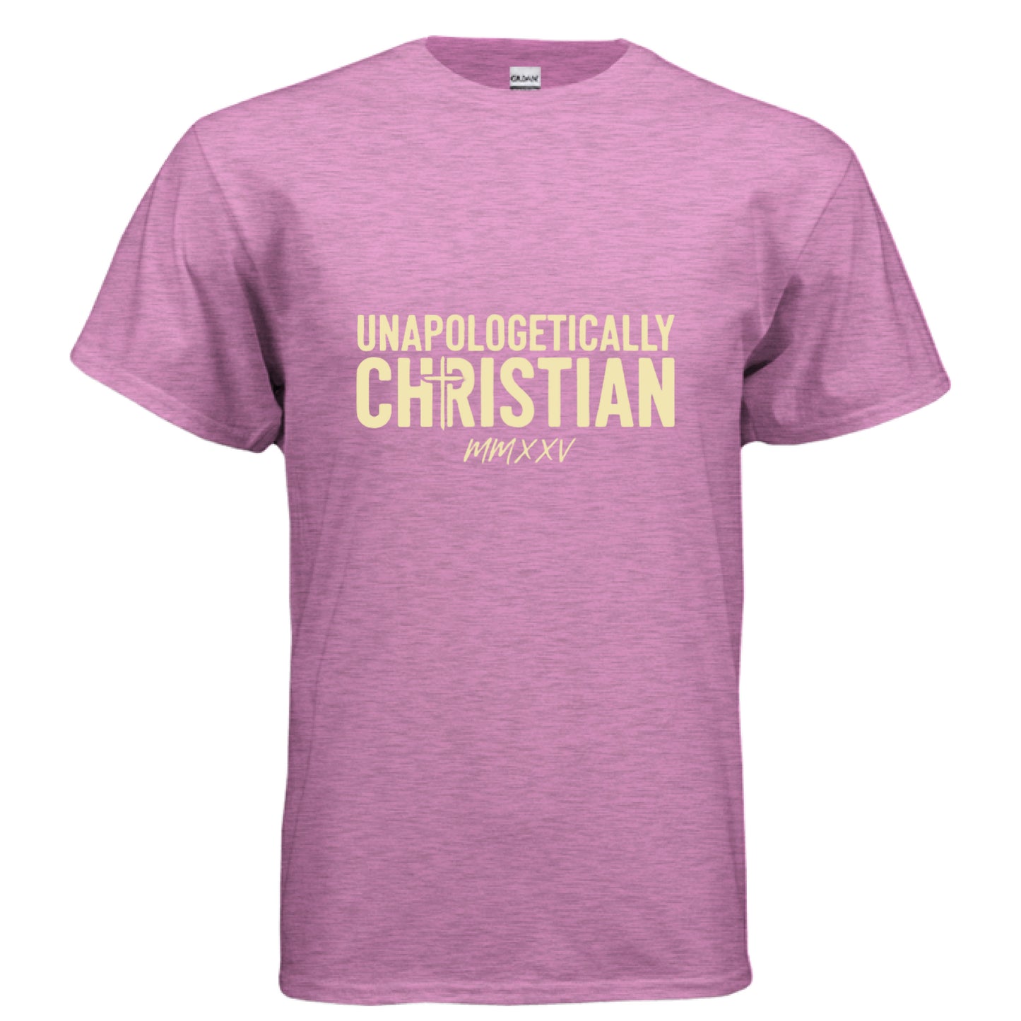 Unapologetically Faith T-Shirt HEATHER RADIANT ORCHID Salvation Clothing and Accessories Apparel