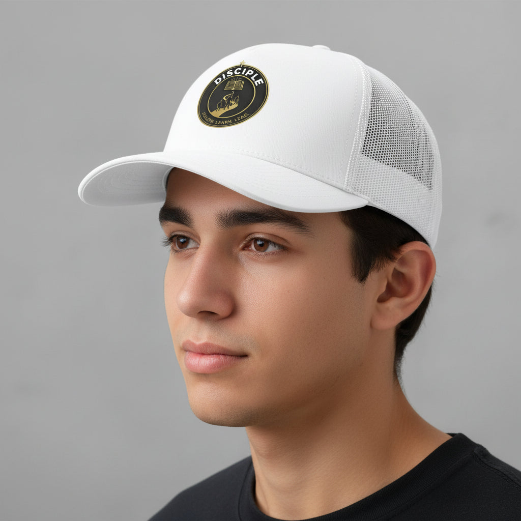 Disciple Faith Hat White ONE SIZE Salvation Clothing and Accessories Apparel