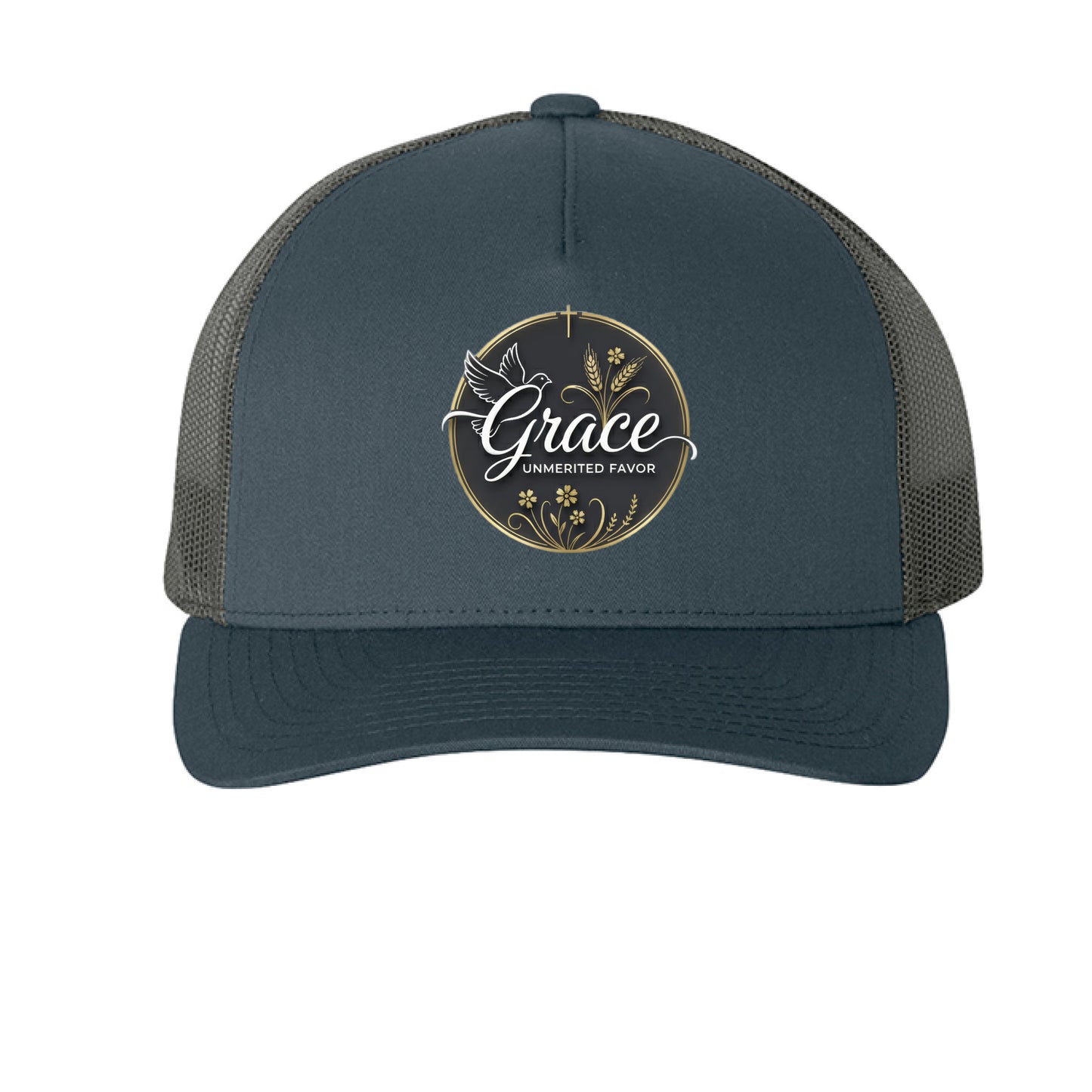 Grace Faith Hat Navy ONE SIZE Salvation Clothing and Accessories Apparel